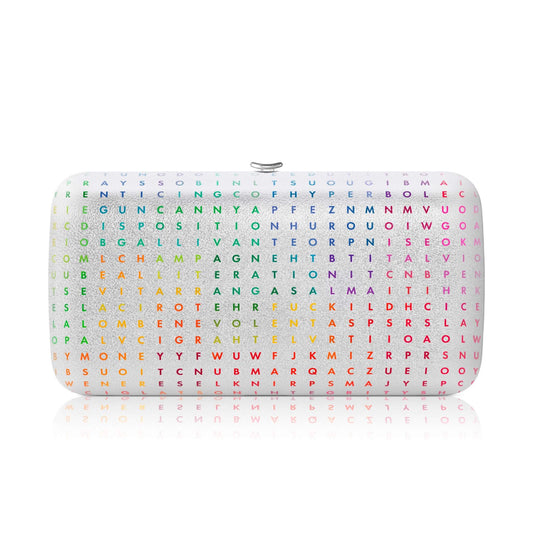 Finley Word Search Rainbow On Electric Silver Gloss