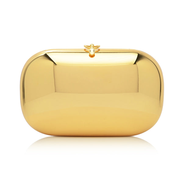 Elina PLUS Clutch- Precious Metals Mirrored