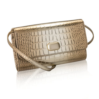 Cari Mini Bag- Champagne Ombre Croc