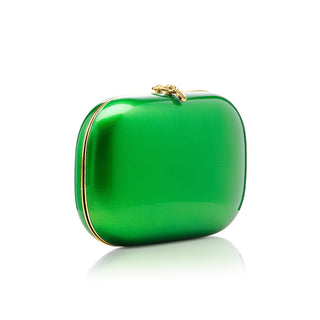 Elina PLUS Clutch - Electric Green Apple