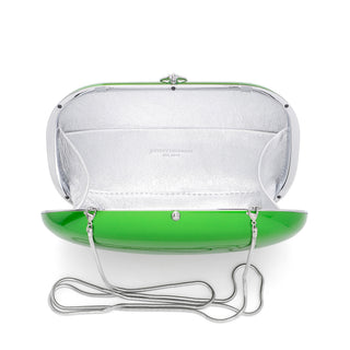 Elina PLUS Clutch - Electric Green Apple