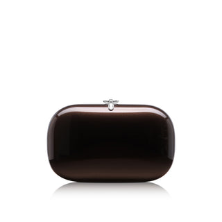 Elina PLUS Clutch- Espresso Brown