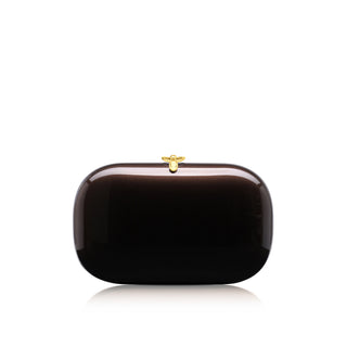 Elina PLUS Clutch- Espresso Brown