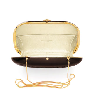 Elina PLUS Clutch- Espresso Brown