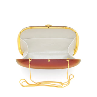 Elina PLUS Clutch-  Iridescent Amaretto