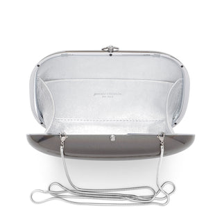 Elina PLUS Clutch- Iridescent Rainbow Graphite