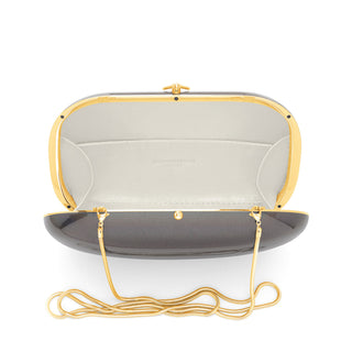 Elina PLUS Clutch- Iridescent Rainbow Graphite