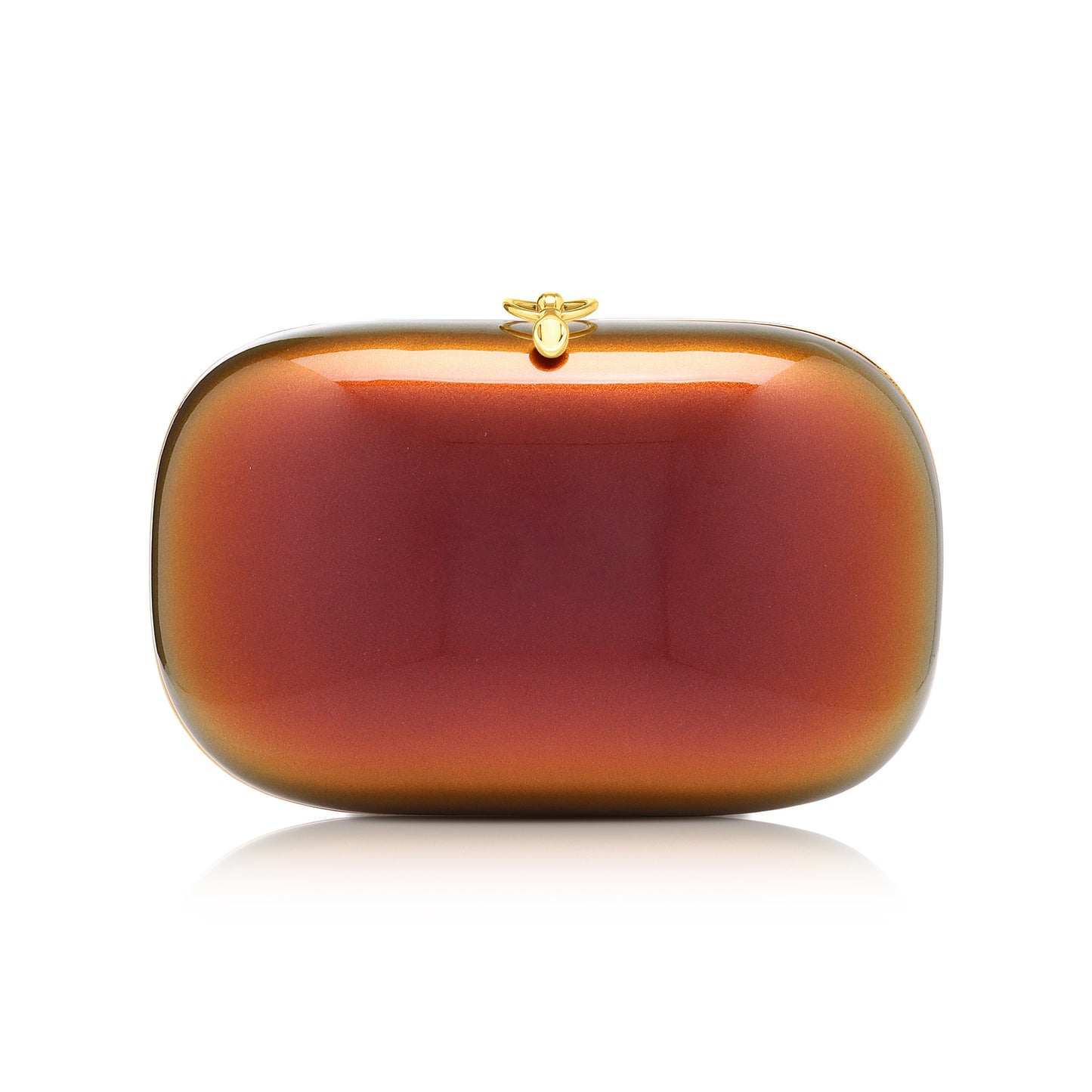 Elina Plus Clutch-  Iridescent Amaretto