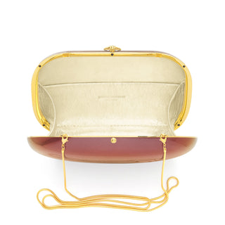 Elina PLUS Clutch-  Iridescent Sunset Pearl