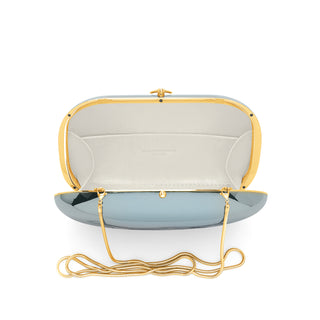 Elina PLUS Clutch- Mirrored Sea Glass