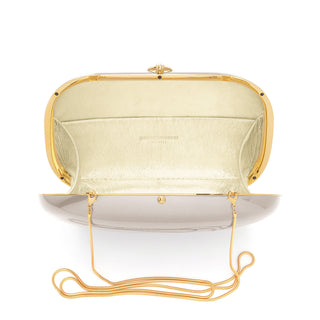 Elina PLUS Clutch- Shimmering Pearl