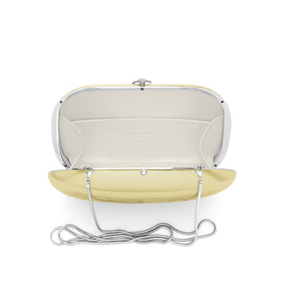 Elina PLUS clutch-  Satin Champagne