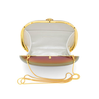 Elina Clutch - Iridescent Sunset Pearl