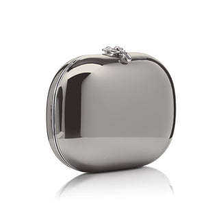 Elina Clutch - Mirrored Black Chrome