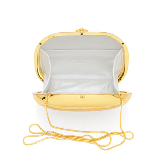 Elina Clutch- Mirrored Gold