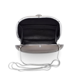 Elina Clutch - Satin Black Chrome