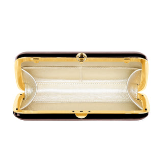 Finley Clutch- Espresso Brown