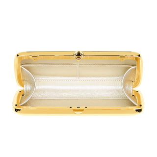 Finley Clutch - Mirrored Gold