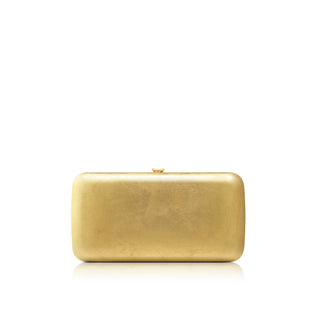 Finley Clutch- Natural Gold Leaf
