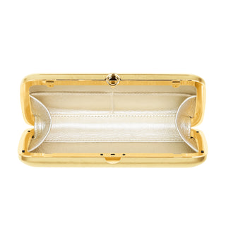 Finley Clutch- Natural Gold Leaf