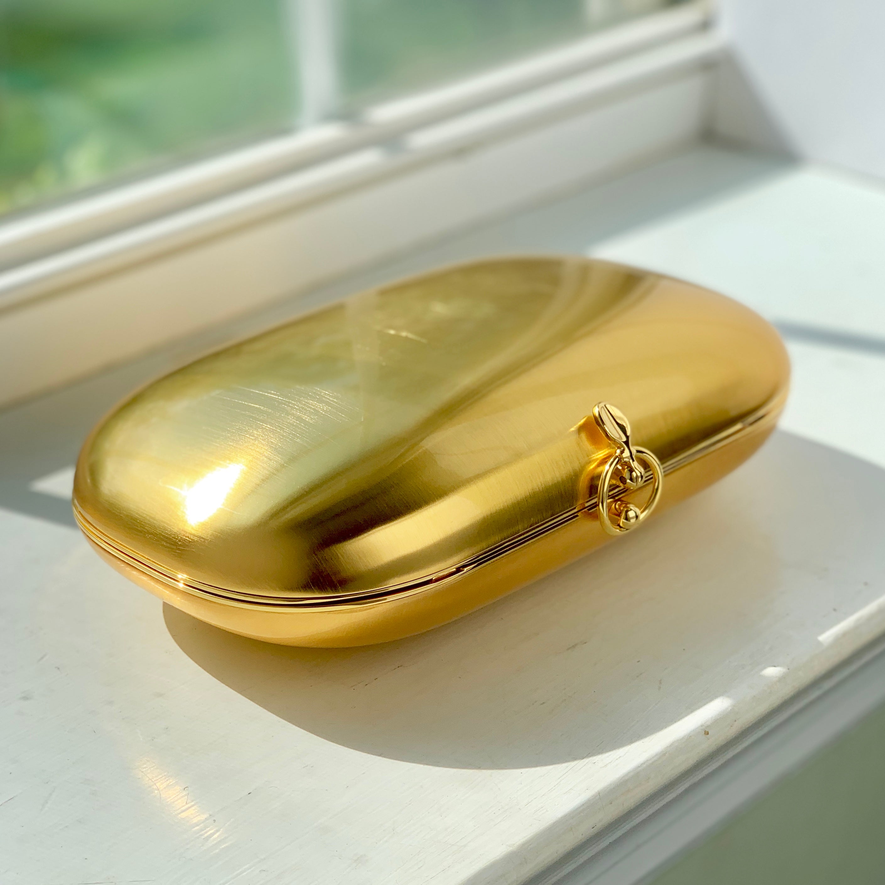Elina Plus Hard-shell Clutch | Aerospace Aluminium Evening Bag