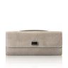 Stone Grey Lamb Suede