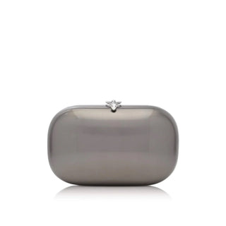 Elina PLUS Clutch- Satin Black Chrome