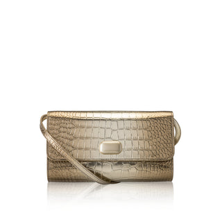 Cari Mini Bag- Champagne Ombre Croc
