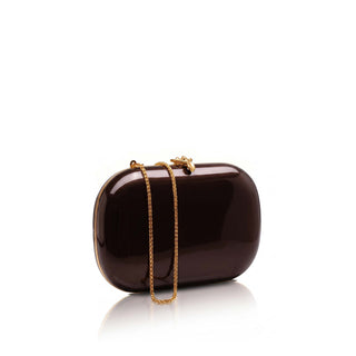 Elina PLUS Clutch - Espresso Brown