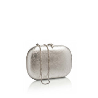 Elina PLUS Clutch - Natural Silver Leaf