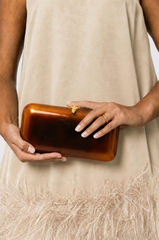 Finley Clutch - Sunset Pearl