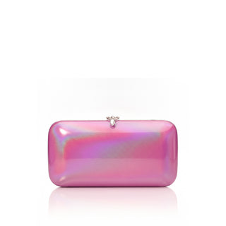 Finley Clutch - Rainbow Rose Petal