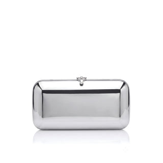 Finley Clutch - Mirrored Chrome