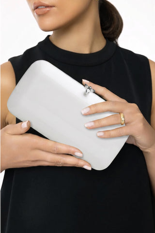 Finley Clutch - Touring White