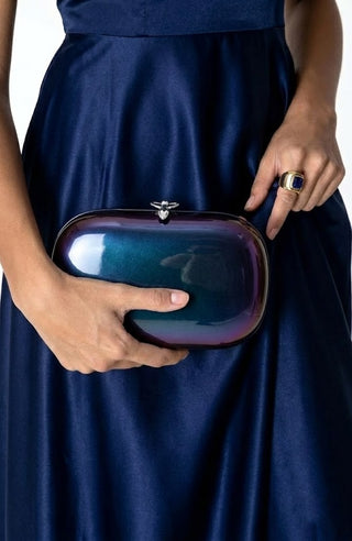 Elina PLUS Clutch- Shimmers & Iridescents