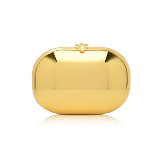 Elina Clutch- Precious Metals Mirrored