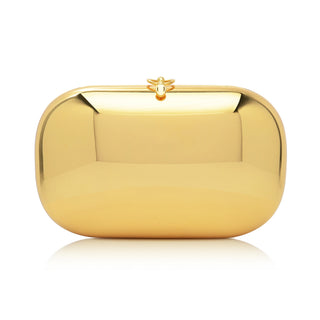 Elina PLUS Clutch- Precious Metals Mirrored
