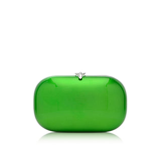 Elina PLUS Clutch - Electric Green Apple