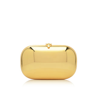 Elina PLUS Clutch- Mirrored Gold