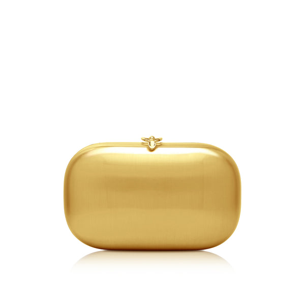 Elina PLUS Clutch- Precious Metal Brushed