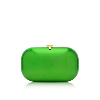 Elina PLUS Clutch - Electric Green Apple