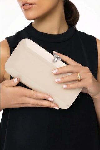 Finley Clutch - Light Sand
