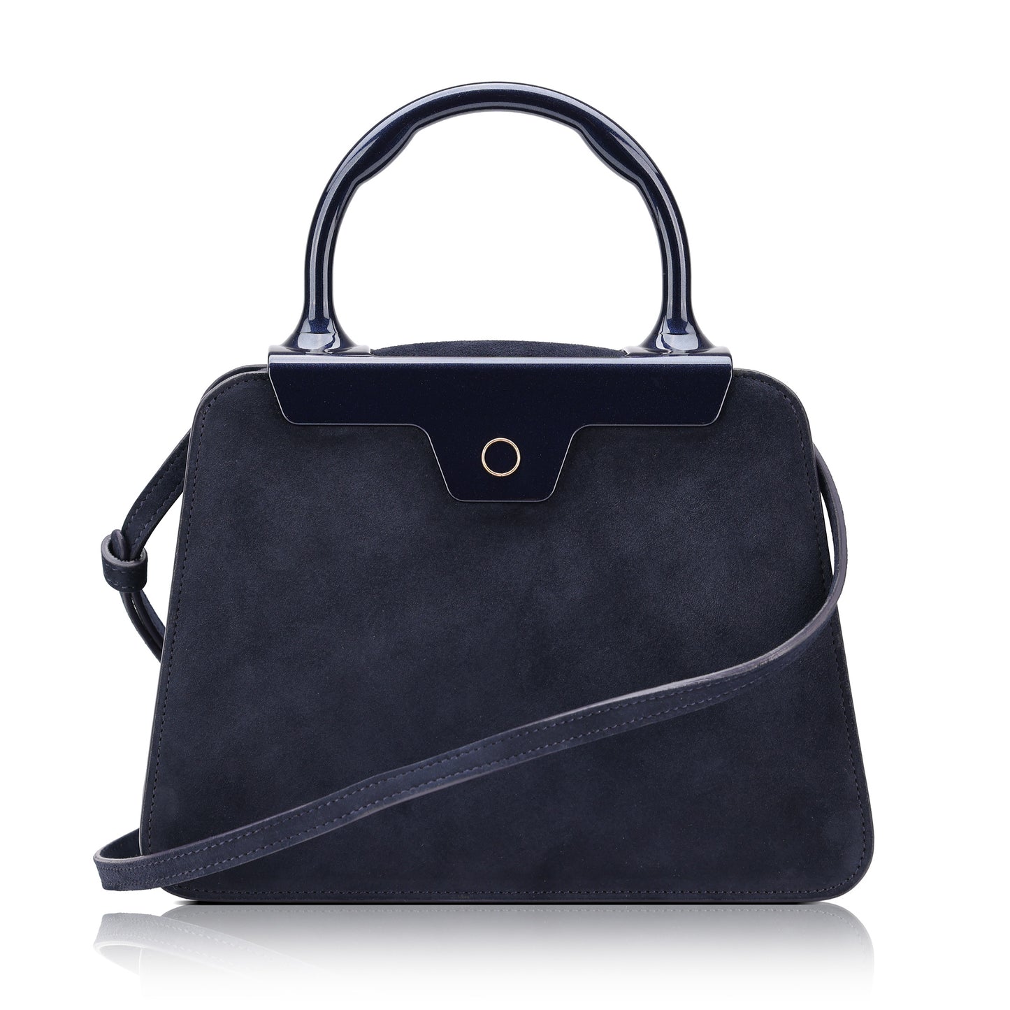 Andie Navy Lamb Suede